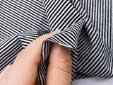 F002 1mm Tiny Stripes 45×40cm Stretchy Fabric Doll Sewing Craft Doll Clothes Sewing Notions