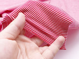 F002 1mm Tiny Stripes 45×40cm Stretchy Fabric Doll Sewing Craft Doll Clothes Sewing Notions