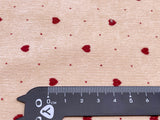 F003 35×50cm Cute Tiny Hearts Fine Corduroy Fabric Doll Sewing Craft Doll Clothes Making Sewing Supply