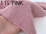 F005 Cute Polyester Sherpa Lamb Faux Fur Fabric For Winter Doll Coat Doll Clothes Sewing Notion