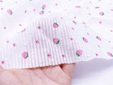 F015 Cute Strawberry 45×35cm Cotton Fabric For Doll Clothes Sewing Doll Craft Sewing Supply