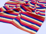 F024 Skinny Rib Knit Colorful Stripes Stretch Fabric 30×45cm For Doll Clothes Sewing Craft Sewing Supplies For 12" Fashion Dolls Like FR PP Blythe BJD