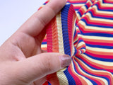 F024 Skinny Rib Knit Colorful Stripes Stretch Fabric 30×45cm For Doll Clothes Sewing Craft Sewing Supplies For 12" Fashion Dolls Like FR PP Blythe BJD