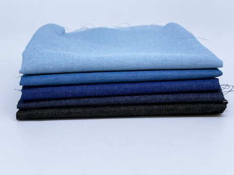 Cotton Stretch Denim Fabric, Plain/Solids, Multiple Colours at Rs 120/meter  in Delhi