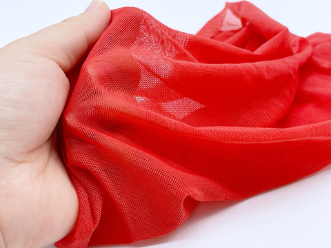 M00684 MOREZMORE RED Thick Stretchy Fabric for Puppet Clothes