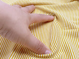 F035 Cotton Knit Fabric 2mm Tiny Stripes  45×40cm Stretchy Fabric Doll Sewing Craft Doll Clothes Making Sewing Supply