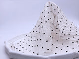 F055 Linen Fabric With Little Hearts 45×35cm For Doll Clothes Sewing Doll Craft Sewing Supplies For 12" 16" Fashion Dolls