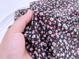 F060 Floral Chiffon Fabric 45×35cm For Doll Clothes Sewing Doll Craft Sewing Supplies For 12" 16" Fashion Dolls