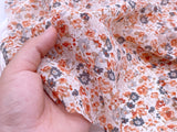 F060 Floral Chiffon Fabric 45×35cm For Doll Clothes Sewing Doll Craft Sewing Supplies For 12" 16" Fashion Dolls