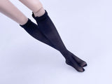 C002 Handmade Mesh Fabric Doll Knee Socks For Fashion Royalty Nu Face Poppy Parker Dolls