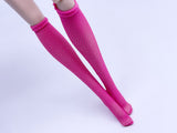 C002 Handmade Mesh Fabric Doll Knee Socks For Fashion Royalty Nu Face Poppy Parker Dolls