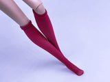 C002 Handmade Mesh Fabric Doll Knee Socks For Fashion Royalty Nu Face Poppy Parker Dolls