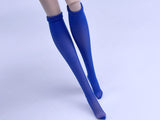 C002 Handmade Mesh Fabric Doll Knee Socks For Fashion Royalty Nu Face Poppy Parker Dolls