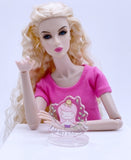 C003 Handmade Doll Clothes T-shirt Tank Top For 12" Dolls Like Fashion Royalty Nu face Poppy Parker Blythe Azone Momoko