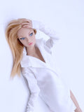 C005 Handmade Doll Lady's Shirt For 12" Fashion Dolls Like Poppy Parker Fashion Royalty NF Doll