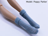 C027 Super Cute Handmade Colorful Doll Socks For 12" Fashion Dolls Like FR PP Blythe BJD 1/6