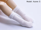 C027 Super Cute Handmade Colorful Doll Socks For 12" Fashion Dolls Like FR PP Blythe BJD 1/6