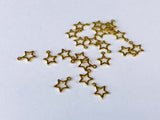 A009 Tiny Gold Star Mini Charm Doll Sewing Craft Supplies For Blythe BJD FR PP