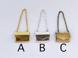 A005 Metal Clutch Handbag Purse For Poppy Parker Fashion Royalty Momoko Blythe
