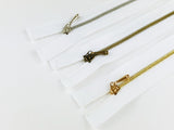 W019 Open End Metal Zipper Doll Clothes Sewing Craft Supply For 12" Fashion Dolls Like FR PP Blythe BJD
