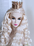 A008 Metal Crown 23×13mm Doll Crown Hair Accessories For 12" Fashion Doll Like Poppy Parker Fashion Royalty Silkstone