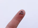 B117 Metal 5mm Spring Clasps Jewelry Making Doll Accessories Craft Supplies