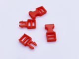 B118 Super Cute Mini Side Release Plastic Buckles Doll Sewing Supplies 2 Pairs