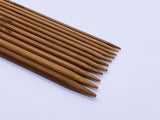 W017 Super Tiny Bamboo Knitting Needles 2mm 3mm 4mm 5mm Dolly Size 13cm Long Dolly Size