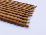 W017 Super Tiny Bamboo Knitting Needles 2mm 3mm 4mm 5mm Dolly Size 13cm Long Dolly Size