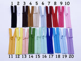 W020 10cm Open End Separating Mini Zippers Doll Sewing Supplies Sewing Craft For 12" Fashion Dolls Like FR PP Blythe BJD