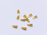 B056 Gold Silver 6mm Metal Mini Toggle Buttons Tiny Buttons Doll Buttons Sewing