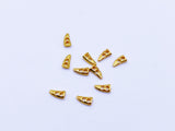 B056 Gold Silver 6mm Metal Mini Toggle Buttons Tiny Buttons Doll Buttons Sewing