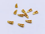 B056 Gold Silver 6mm Metal Mini Toggle Buttons Tiny Buttons Doll Buttons Sewing