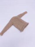 Handmade by Jiu 011 - Beige Casual Oversize Sweater For 12“ Dolls Like Fashion Royalty FR Poppy Parker PP Nu Face NF