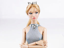 A032 Gold Silver Mini Crown Doll Crown Hair Accessories For 12" Fashion Dolls Like FR PP NF Doll