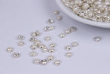 B012 3mm 4mm 5mm Faux Pearl Sew On Rhinestone Doll Clothes Sewing Supply Doll Craft