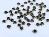 B015 Mini Metal Buttons 4mm Cat Buttons Doll Clothes Sewing Craft Supplies
