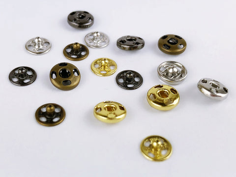 B025 6mm Metal Snap Fastener Buttons Doll Clothes Sewing Craft Supply – i  Sew For Doll