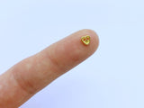 CLEARANCE! B030 Mini Metal Tiny Heart 4mm Buttons Doll Buttons Doll Sewing Craft Supplies