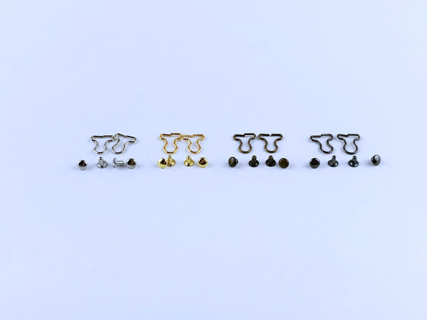 B031 Extra Small Mini Overall Buckles Doll Clothes Sewing Craft Supply