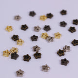 B047 Mini Metal Star 4mm Tiny Buttons Doll Buttons Doll Sewing Craft Supplies