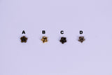 B047 Mini Metal Star 4mm Tiny Buttons Doll Buttons Doll Sewing Craft Supplies