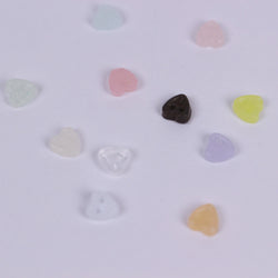 B048 Mini Tiny Heart 4mm Buttons Doll Buttons Doll Sewing Craft Supplies