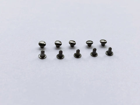 M00794-B MOREZMORE 50 Small Tiny 2 mm Bronze Eyelets Grommets Doll Mini