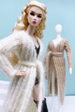 Handmade by Jiu 018 - Casual Long Cardigan Sweater Clothes For 12“ Dolls Like Fashion Royalty FR Poppy Parker PP Nu Face NF
