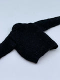 Handmade by Jiu 031 - Black Mini Cardigan Sweater For 12“ Dolls Like Fashion Royalty FR Poppy Parker PP Nu Face NF