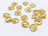 B045 Round Mini Old Metal Buckles Doll Clothes Sewing Supplies Doll Craft