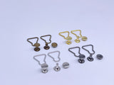 B159 Bronze/Gold/Silver/Dark Gun Color 13.5×15mm Mini Overall Buckles For 18" Dolls Like American Girl Doll Sewing Craft