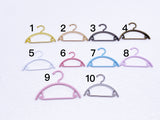 D046 Colorful Doll Miniature Clothes Hanger 1/6 1/12 Miniature For 12" Fashion Dolls Like FR PP Blythe BJD