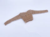 Handmade by Jiu 038 - Beige Sweater For 12“ Dolls Like Fashion Royalty FR Poppy Parker PP Nu Face NF